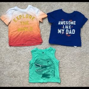 3 Baby t- shirts